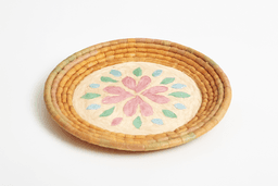 Raffia Serving Trays – Handmade Rustic Tableware in Flower thumbnail 3
